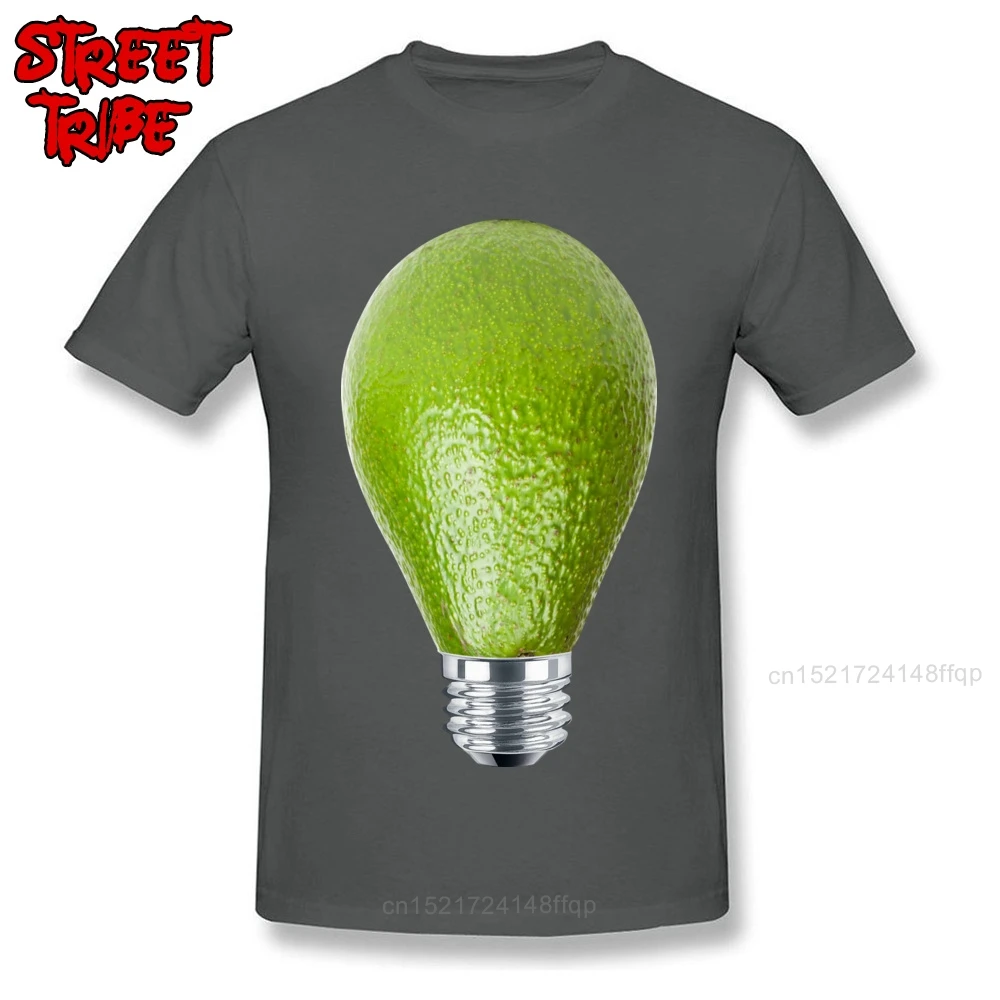 Забавная Мужская футболка с объемным воланом авокадо черная уличная для мужчин