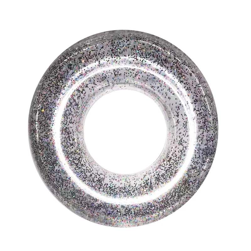 Фитнес 1 шт. Пластик надувные блестками плавательные круги буй для взрослых и