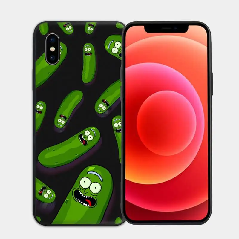 

i am pickle rick Phone Case for iphone 6s 7 8 plus xr xs 11 12pro max mini case