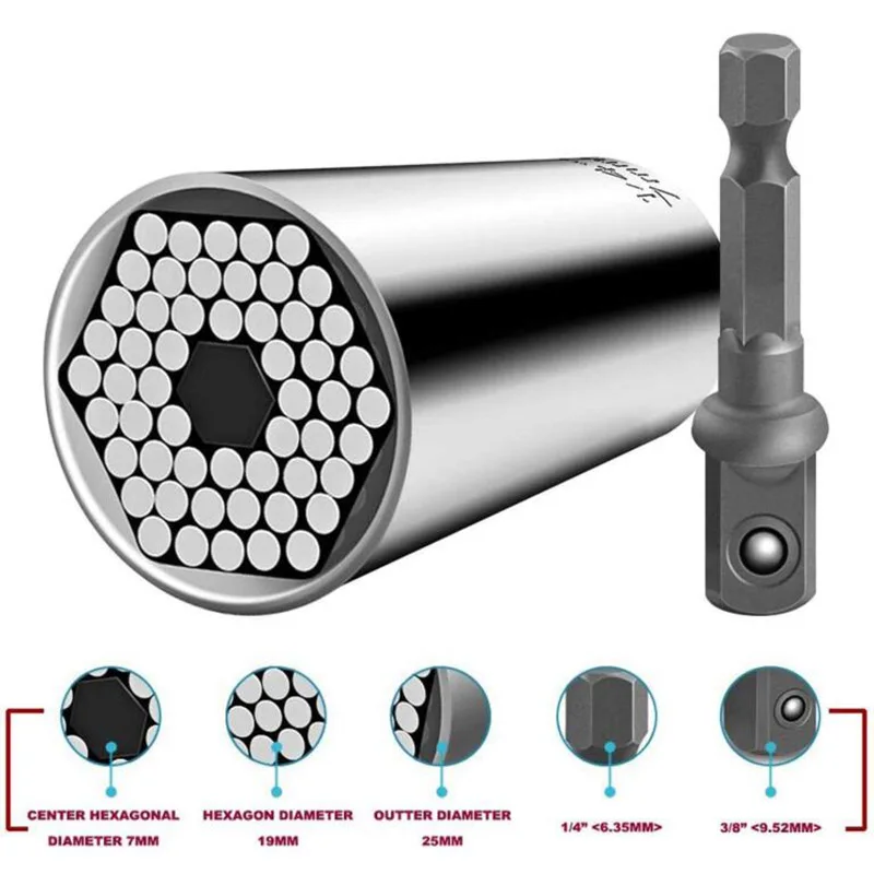 Универсальный торцевой гаечный ключ Set-7-19mm мульти-Функция ручной инструмент