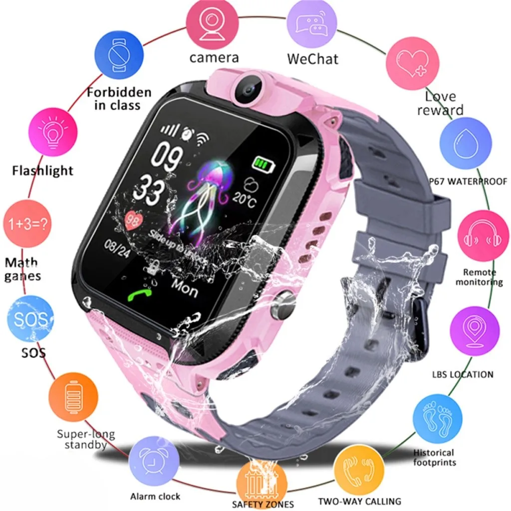 Для samsung galaxy watchKids LPS локатор трекеры Смарт-часы телефон SOS анти-потеря водонепроницаемые часы для samsung часы 46 мм