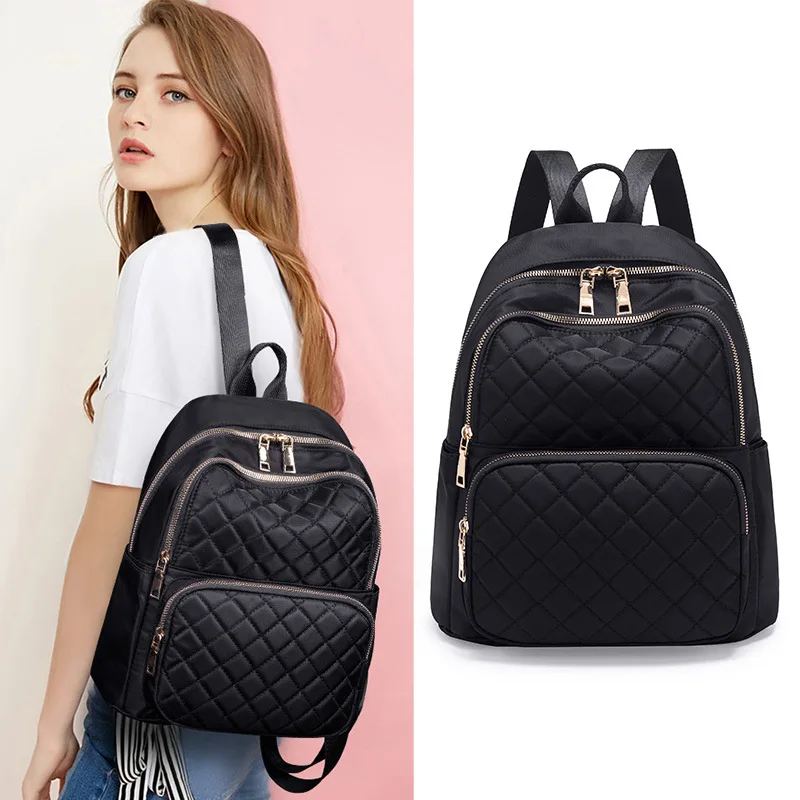 

Оксфордский рюкзак для женщин, 12 л, 2020, дорожные рюкзаки, женская школьная сумка, модный однотонный рюкзак в Корейском стиле для подростков, ...