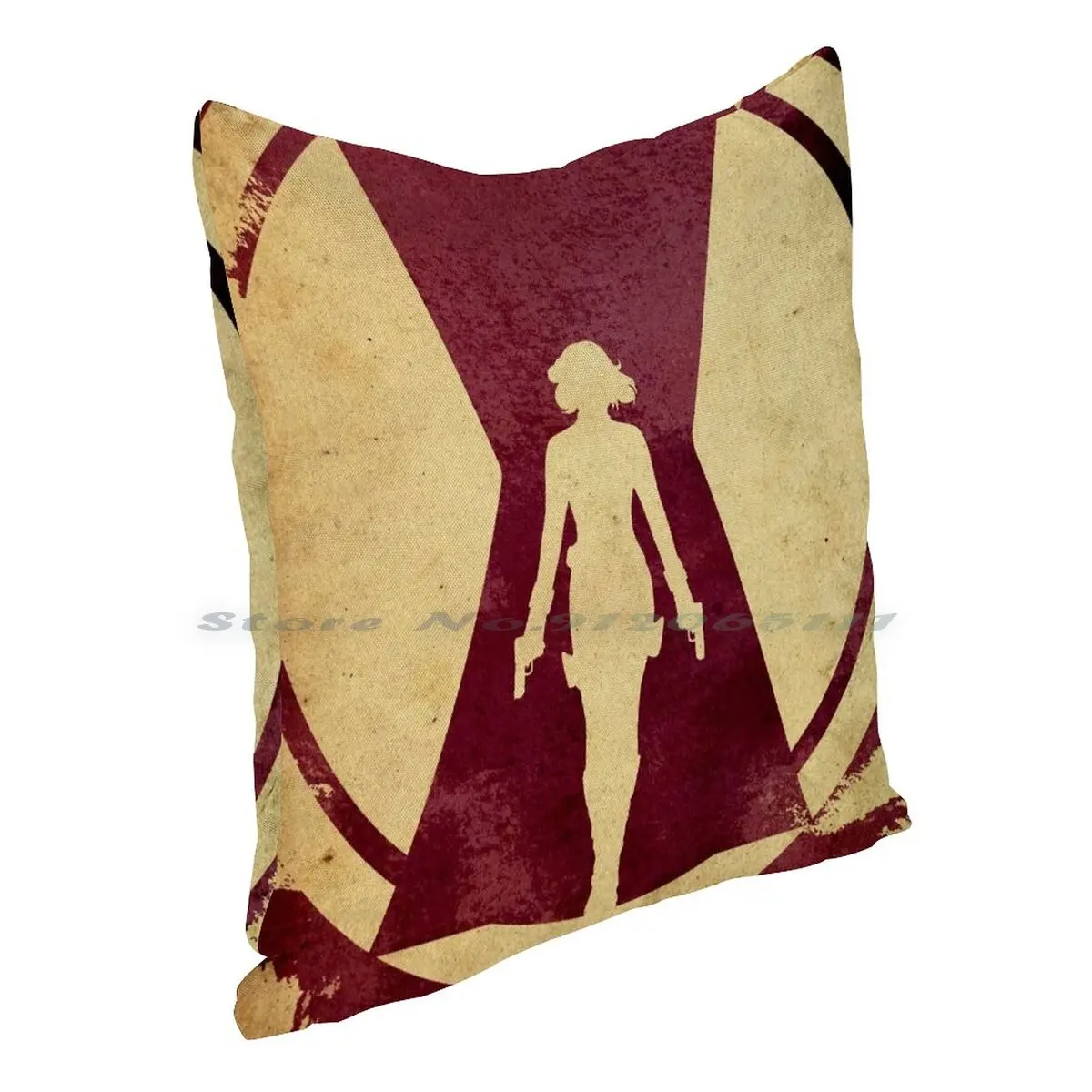 Наволочка для подушки из хлопка и льна с принтом &quotубийца&quot | Дом сад