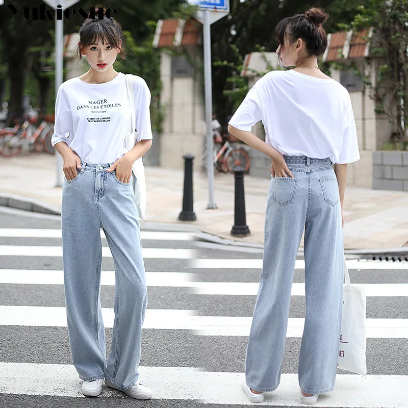 Женские джинсовые брюки с высокой талией женские брюки-султанки в стиле