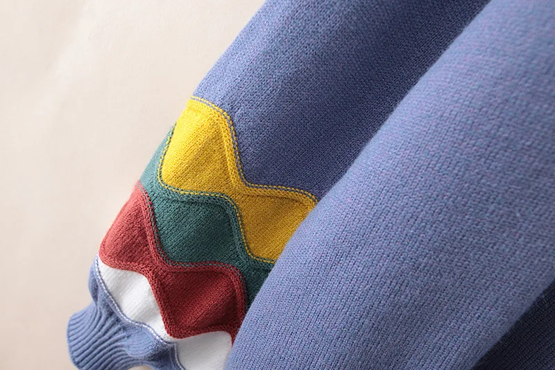 Женский свободный свитер из кроличьей шерсти большого размера Сезон осень-зима