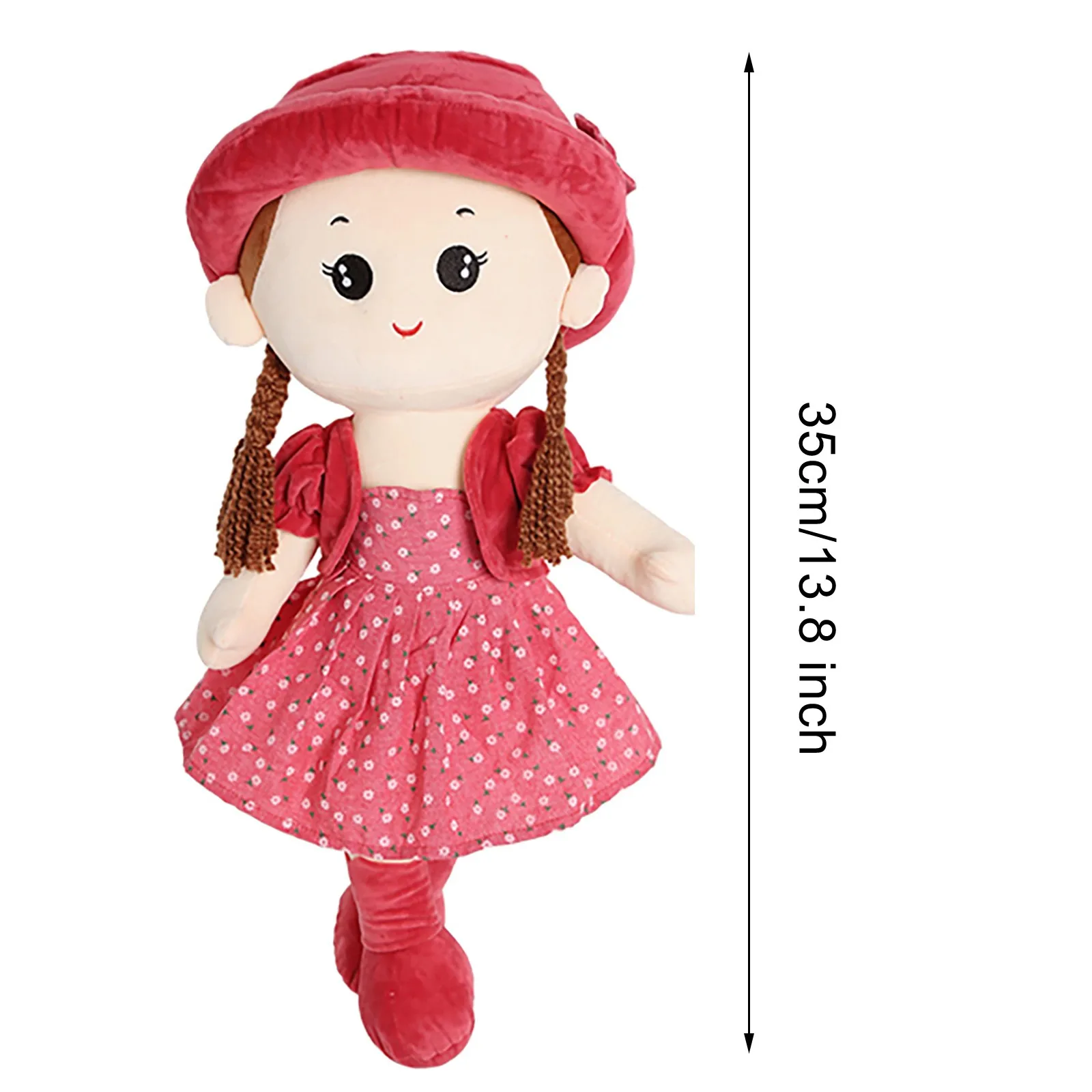 

Plush toy Baby Girls Soft Doll Cute Cuddly Stuffed Toy Girl Decoration Companion Toys Doll brinquedos infantil menina juguetes