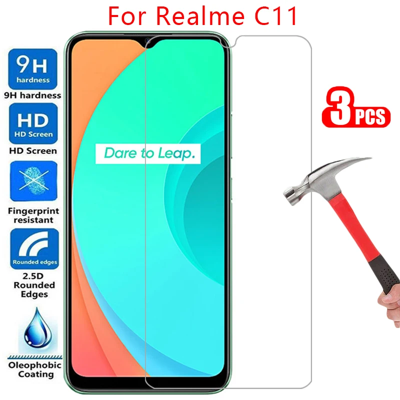 

protective tempered glass for realme c11 screen protector on realmec11 c 11 11c 6.5 safety film realmi realmic11 real me realmy
