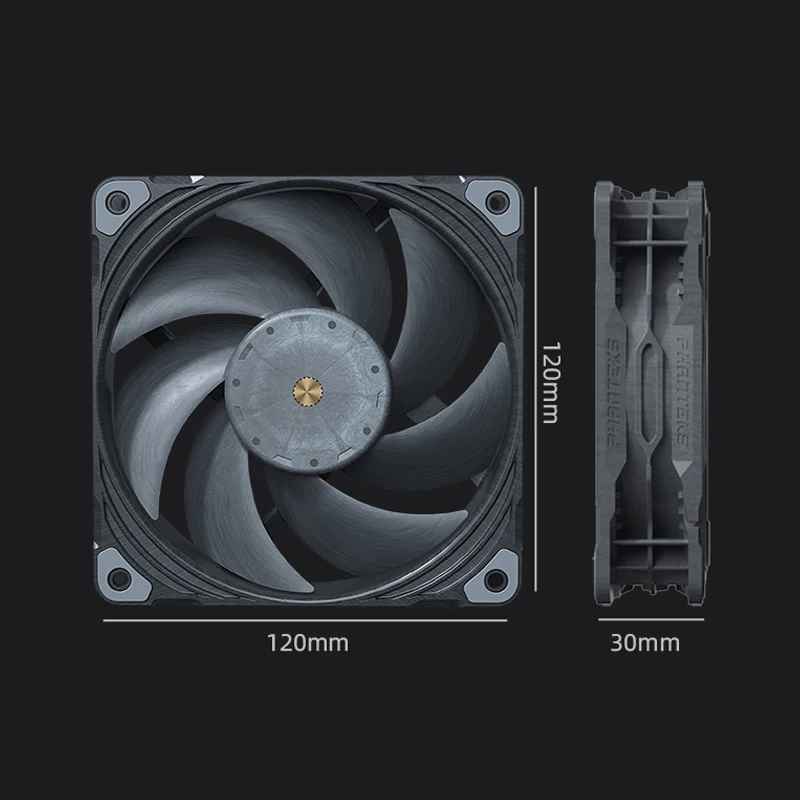 PHANTEKS T30 промышленный класс высокое давление 12 см PWM водяной вентилятор охлаждения