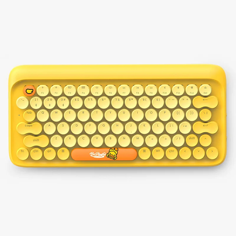 

Cute little yellow duck circle dot Bluetooth wireless keyboard,Little Yellow Duck Calculator Little Yellow Duck Mouse,EHXHY