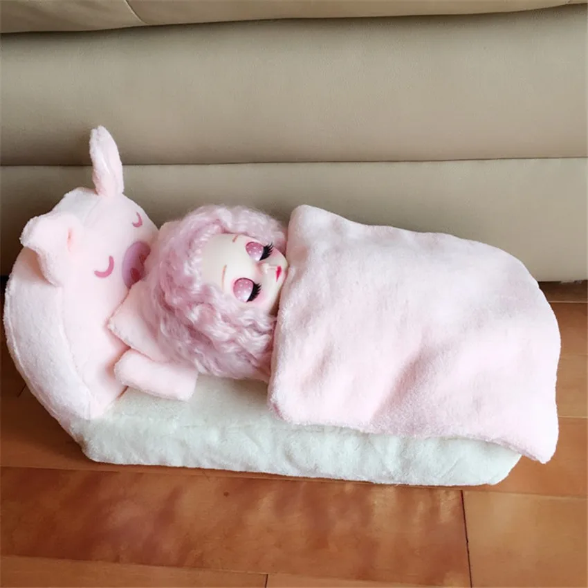 Blyth куклы аксессуары кровать диван и подушки мебель для 1/6 Куклы Детские