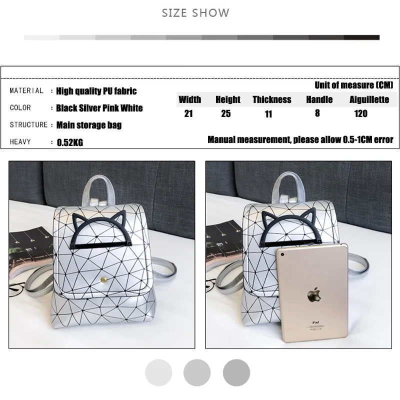 Backpack women's backpack casual PU leather handbag travel bag fashion 19 new ladies HT0617 | Багаж и сумки