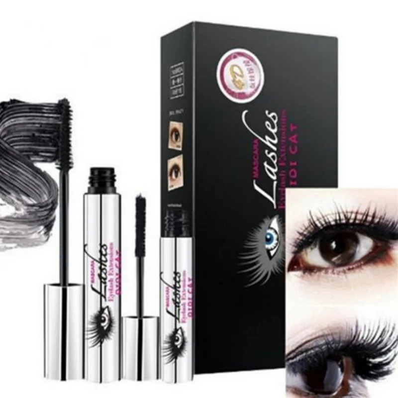 Объемная тушь для макияжа 4D шелковое волокно ресниц водостойкая Rimel 3d удлиняющая