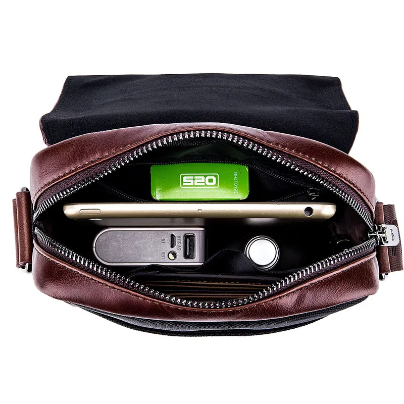 Сумка на плечо мужская с клиньями саквояж кросс-боди из натуральной воловьей