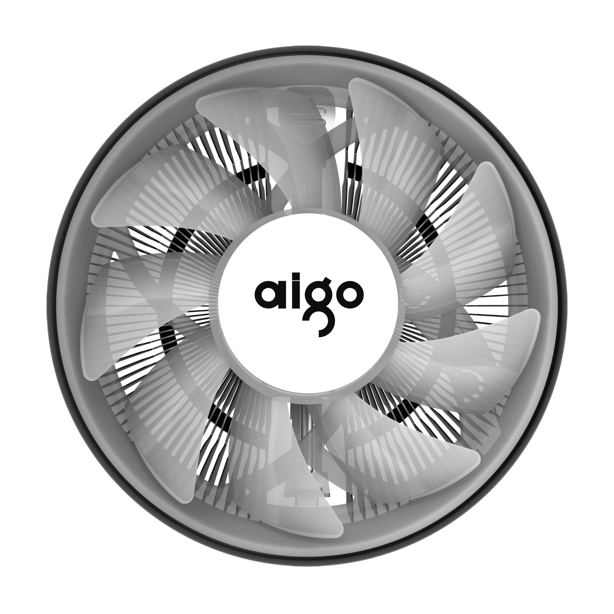Aigo CPU кулер светодиодный rgb 120 мм охлаждающий вентилятор 4Pin PC compute cpu Радиатор