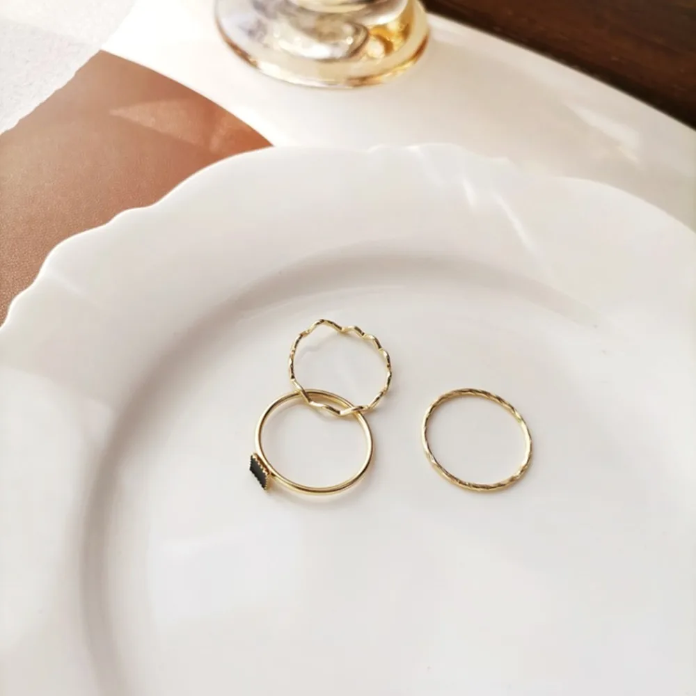 

Fashion Contracted Temperament Three-Piece Index Of Style Restoring Ancient Ways Ring
