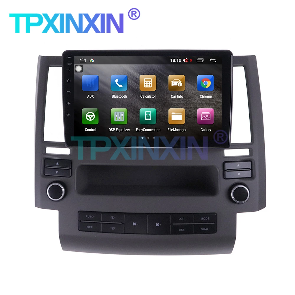 

For Infiniti FX FX35 FX45 2003-2009 6+128G Android 10 Car GPS Navigation Headunit Multimedia Player Auto Radio Tape Recorder