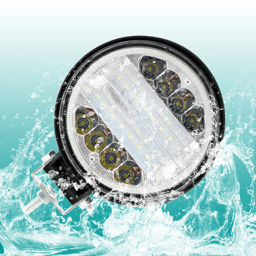 LEEPEE Рабочая фара лампа ангельские глазки 24 светодиода 72 Вт противотуманная