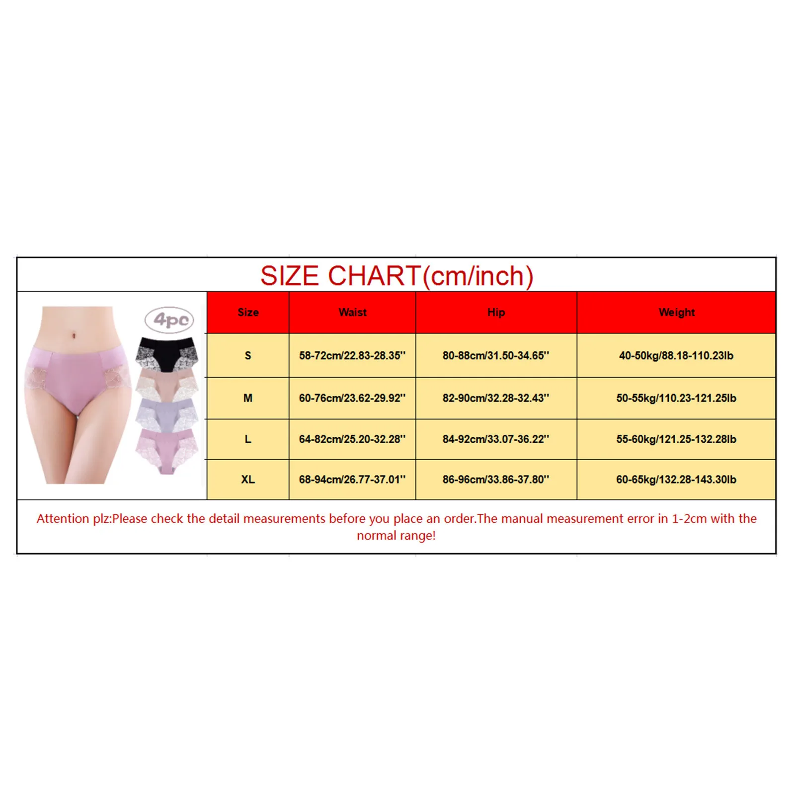 

4pc Women Langerie Sexy Lace Underwear Breathable Milk Silk Non-trace Ice Cueca Intimates Comfortable Briefs Lace Underwear