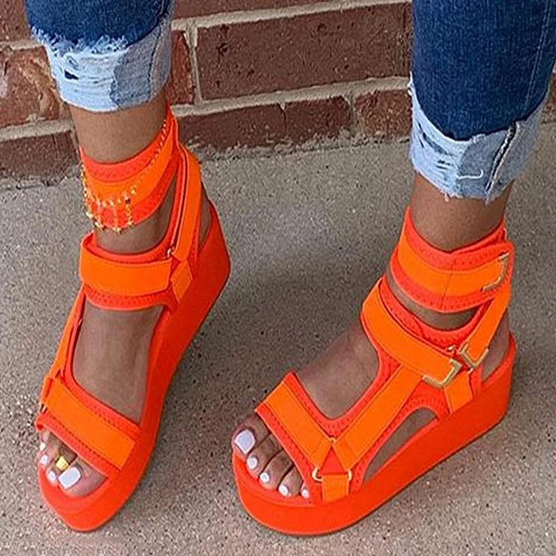 

2020 platform sandals women's shoes summer high heels women's casual shoes fashion high top sandals