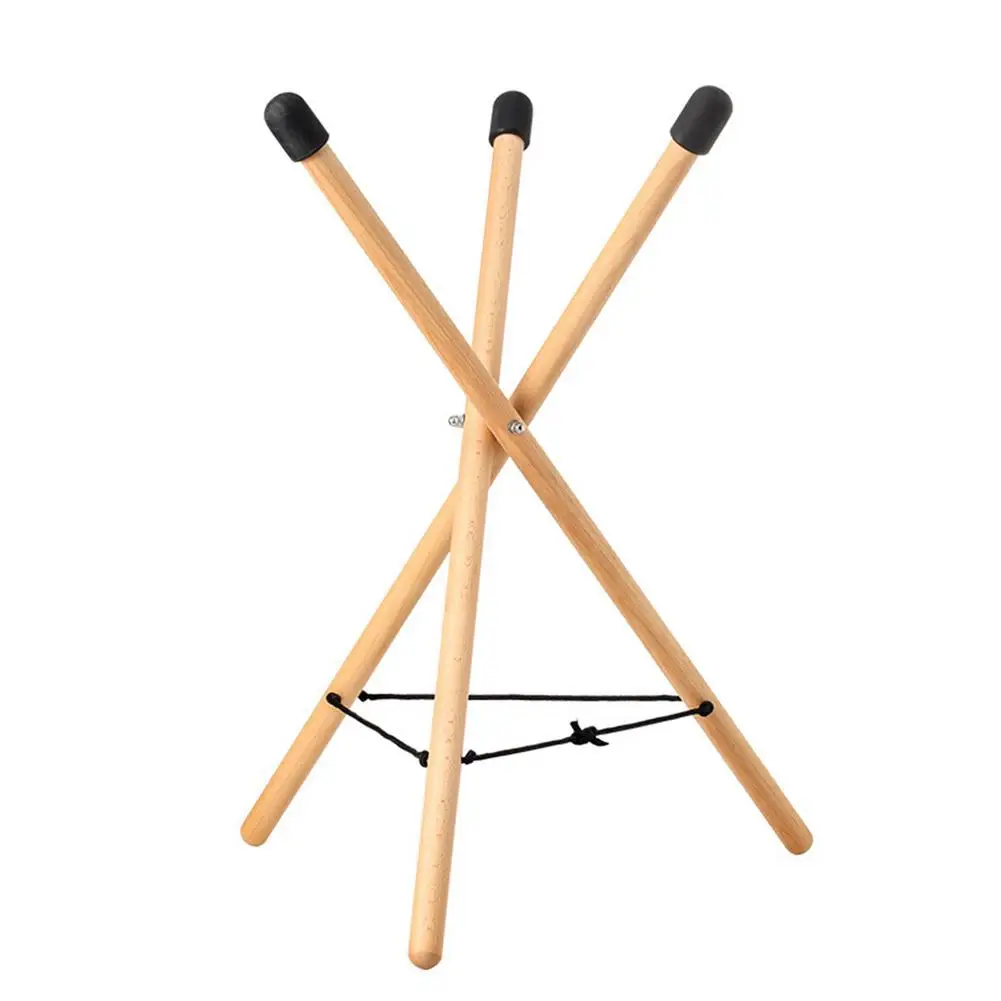 Supporto per tamburo a mano supporto per linguetta in acciaio accessorio per tamburo strumento musicale Handpan supporto universale in legno massello per adulto