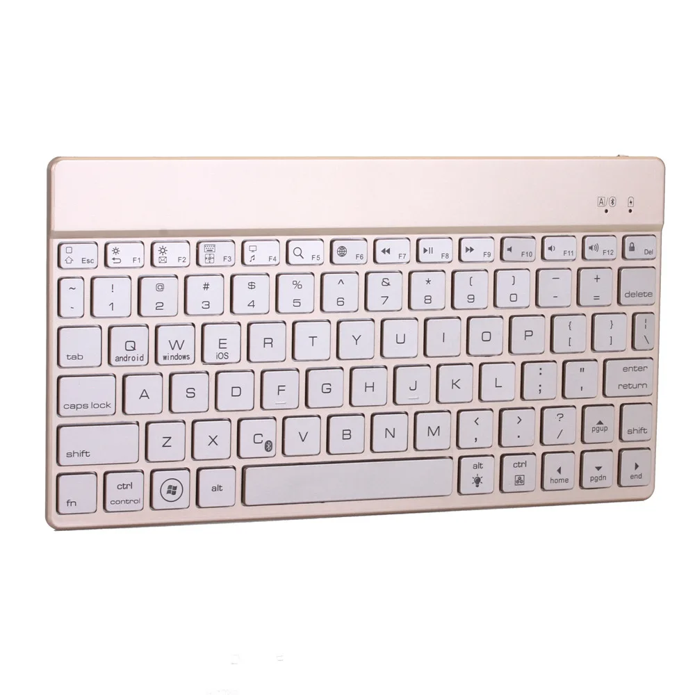 Ultra Thin 7 Colors LED Backlit Backlight Aluminum Bluetooth Russian/Spanish/Hebrew Keyboard For CHUWI Hi10 Pro Dual OS Tablet | Компьютеры
