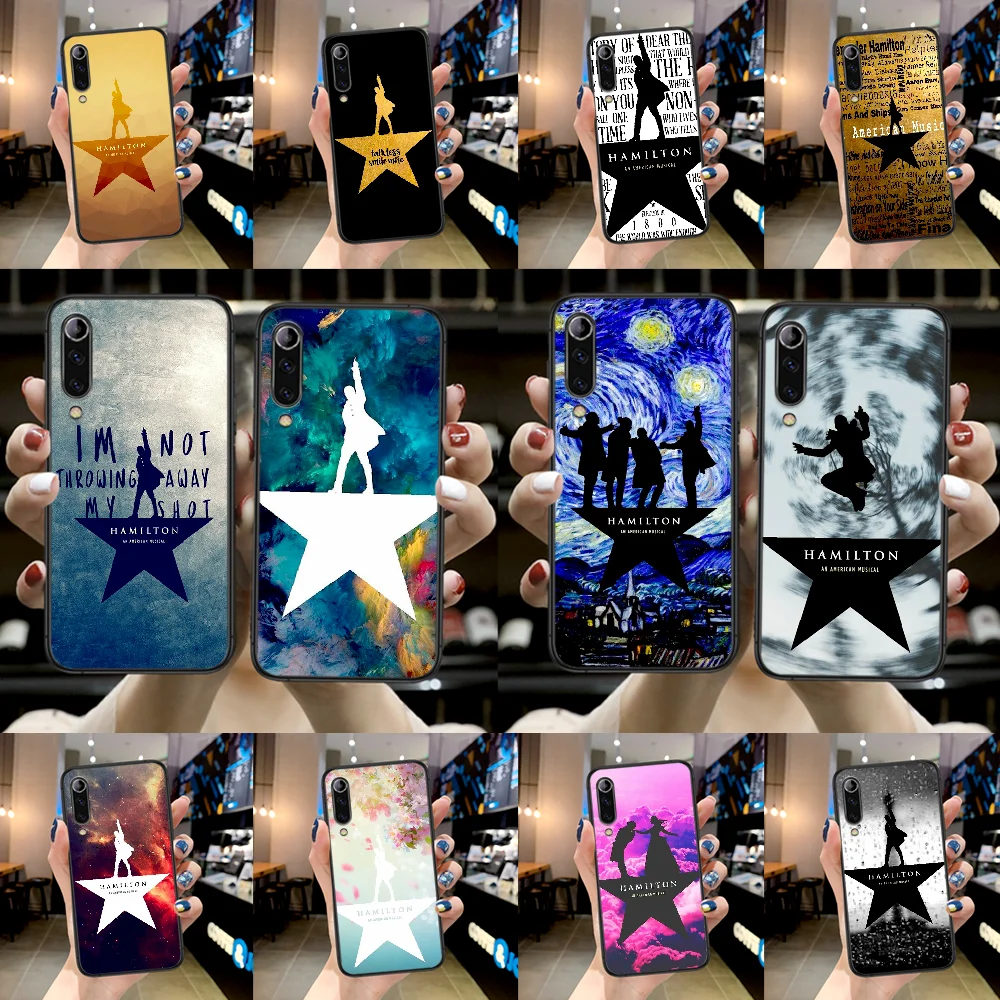 

Hamilton Musical Lyrics Phone Case For Xiaomi Mi Note 10 A3 9 MAX 3 A2 8 9 Lite Pro Ultra black Coque Fashion Funda Silicone