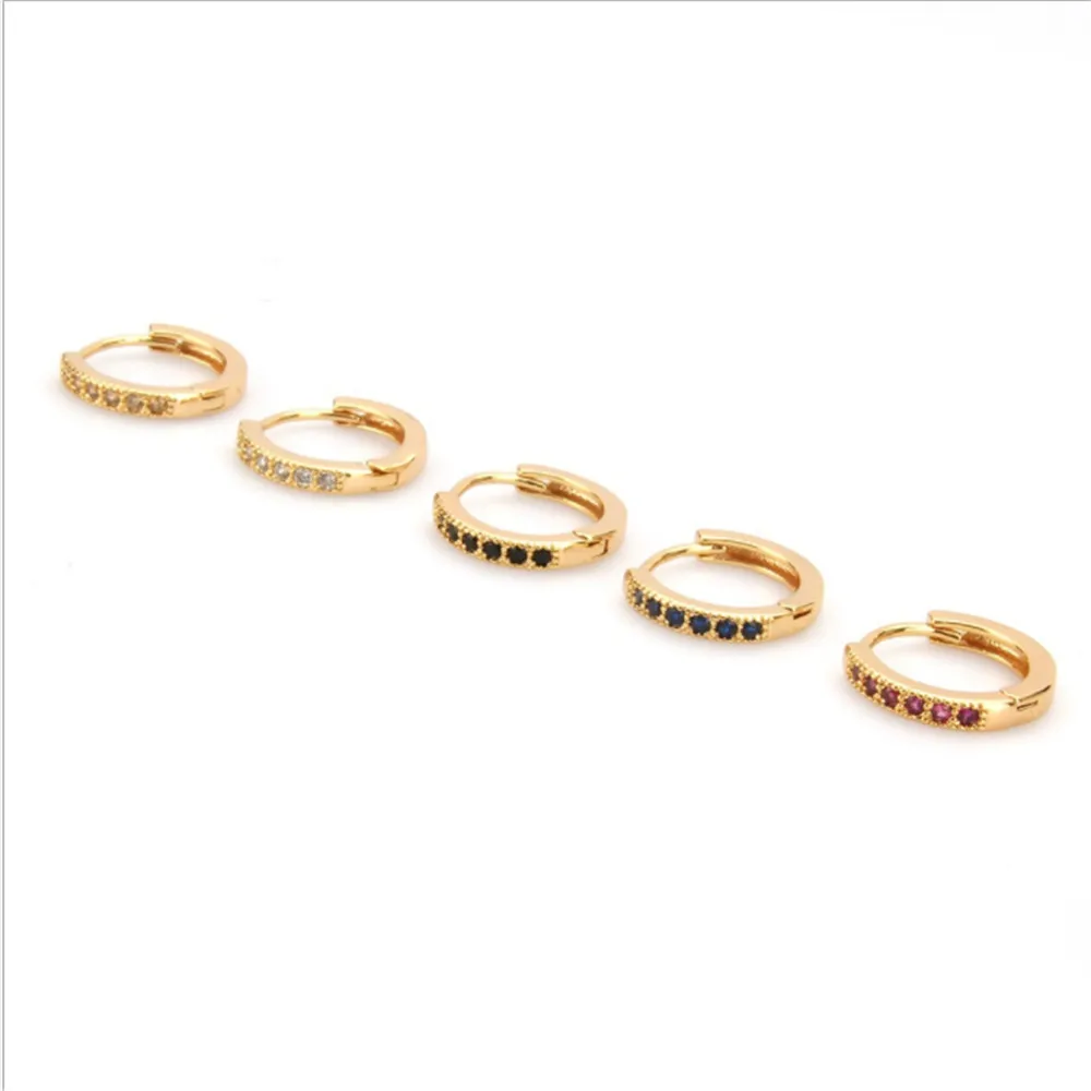 2 пара/лот Южноамериканская Горячая распродажа! медь и циркон серьги мульти