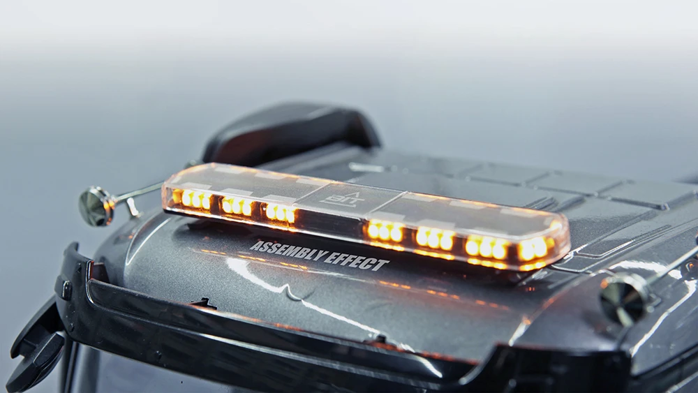 Led Spin Warning Engineering Light Fire engine Lamp Dome light for 1/14 Tamyia RC Truck Dump Scania R620 Actros Acros Man Volvo