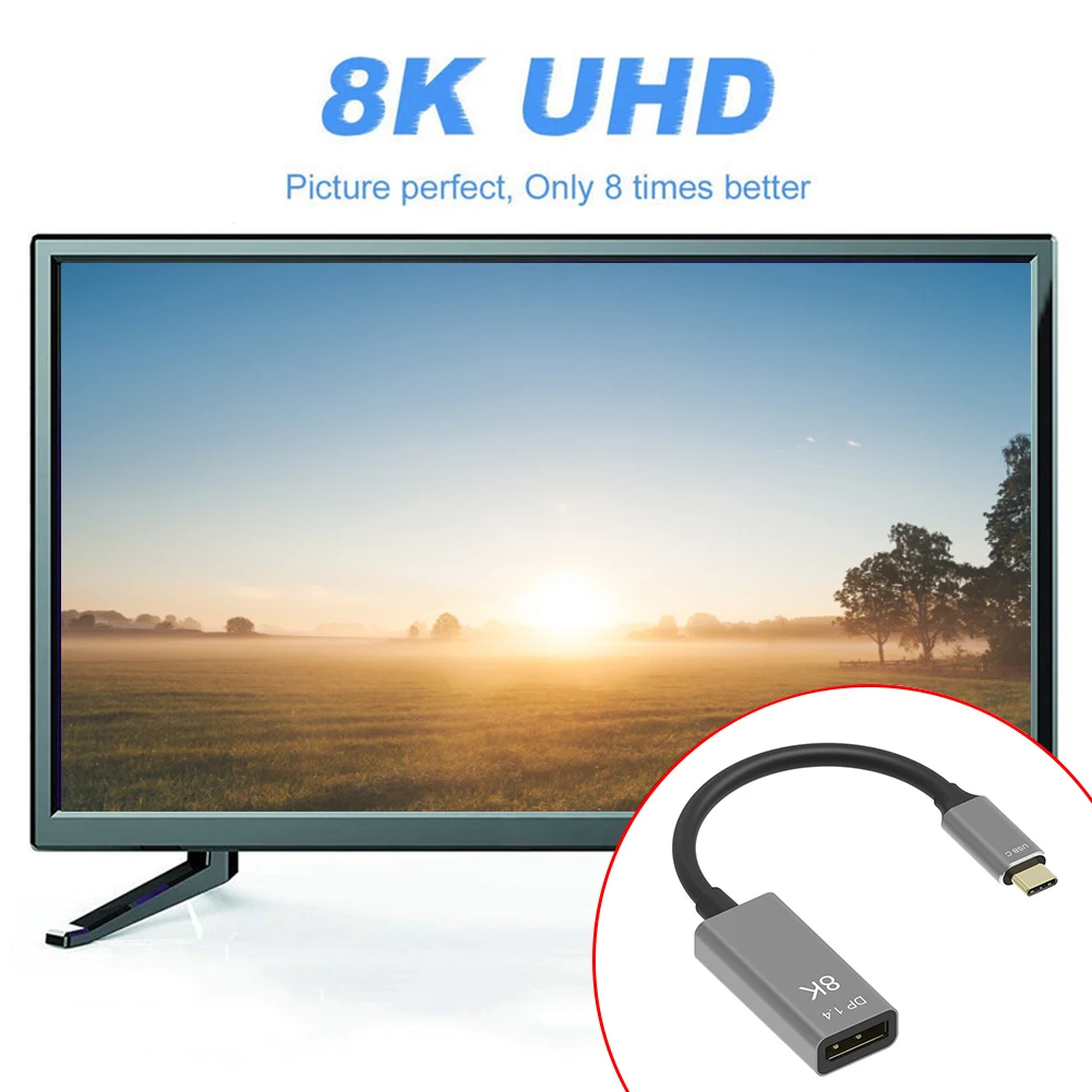 Кабель-Переходник USB Type-C для порта дисплея 1 4 с высоким разрешением 8K |