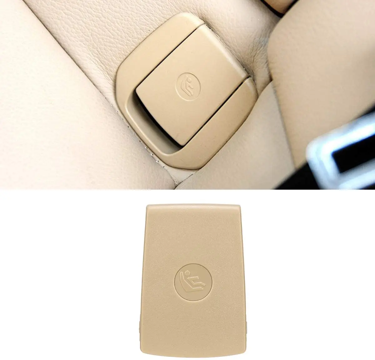 

Car Rear Row Child Seat Safety Anchor Cover for BMW F30 E90 F87 E84 F20 E91 F31 F34 F80 X1 E81E82 F21 F22 F23 1 2 3 Series