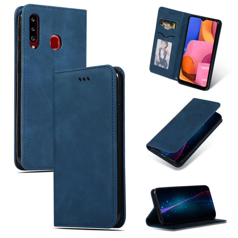 

Samsung A20s A10s A51 card holder cover case for Note 10 Plus M30 M40 A40 A50 A70 leather phone cases wallet flip cover Holster