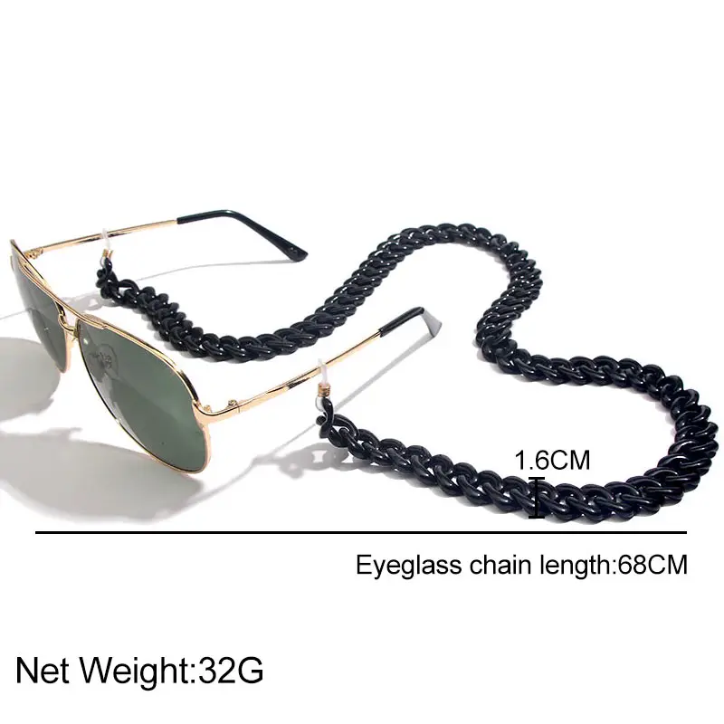 JJFOUCS горячая Распродажа акриловых женских очков цепочка для чтения