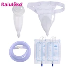 Пылеуловитель для мочи, гипоаллергенный силиконовый мочеприемник для взрослых, с катетером, для кровати, для мужчин и женщин постарше, недержание мочи, мешок для мочи 1000 мл