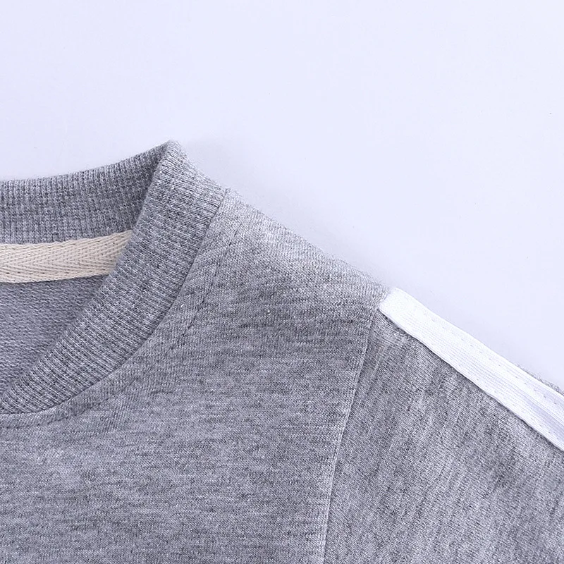 Комплект детской одежды из 2 предметов мягкий хлопковый спортивный костюм для