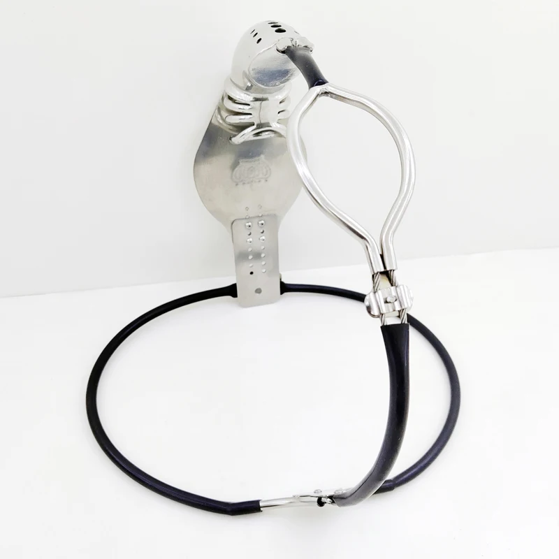 Металлическая клетка для пениса Мужской Пояс верности анальные отверстия штаны