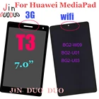 Для Huawei MediaPad T3 7,0 WIFI  3G ЖК-дисплей с сенсорным экраном и дигитайзером в сборе для женских искусств
