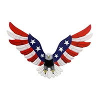 patriotic dapeng spreading wings eagle elegant ornaments metal wrought iron eagle crafts for office study home decoration