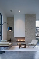 21 aug inno fire 36 inch silver or black remote control ethanol burner modern fire place indoor