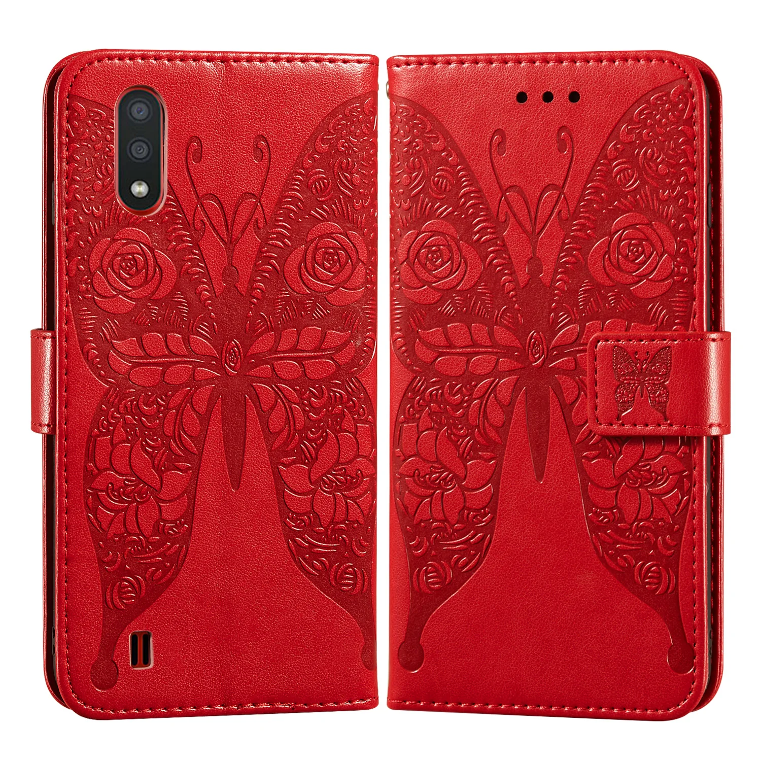 Роскошный тисненый флип-чехол для Samsung Galaxy A01 A10 A10s A11 M01 M11 Стильный чехол-бумажник
