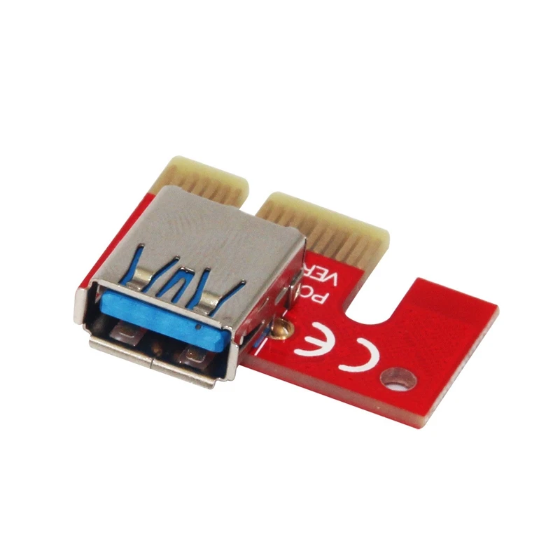 

6Pcs PCI-E Express X16 Extender PCI E USB Riser Card Pcie Mining Card Adapter for Bitcoin Mining BTC Motherboard Device