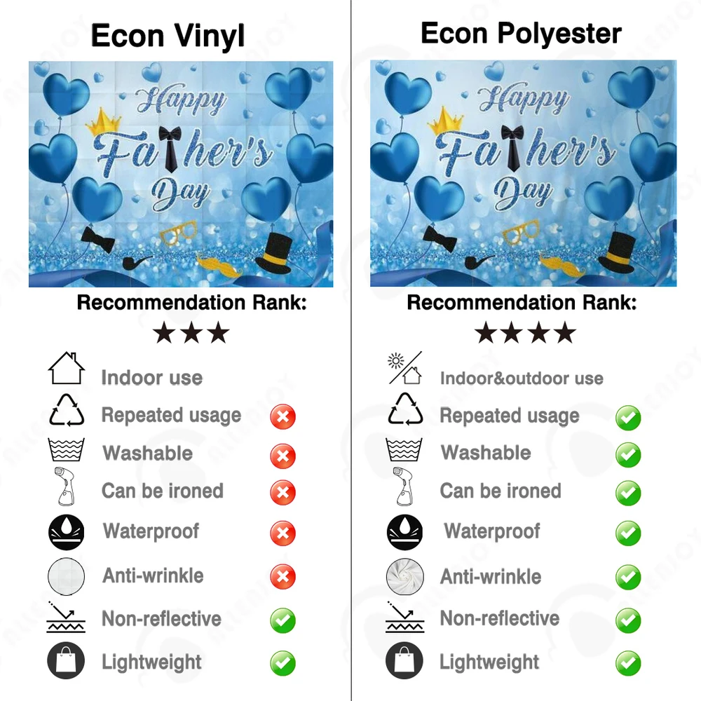 Фон для фотосъемки Allenjoy с изображением бороды и шляпы