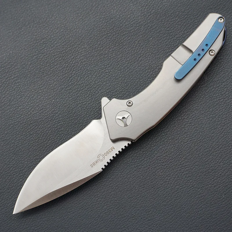 Складной нож M390 из титанового сплава тактические ножи для выживания охотничьи