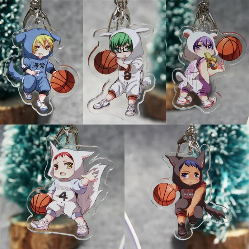 Аниме Kuroko no basuke акриловый брелок для баскетбола Kagami Taiga мультфильм косплей