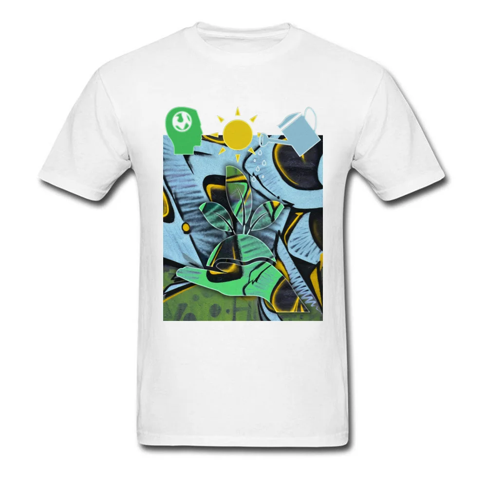 

Brand New GRAFFITI PLANTS ECO Men Street Cool T Shirt Punk Tshirt Art Tees Cotton Fabric Clothes