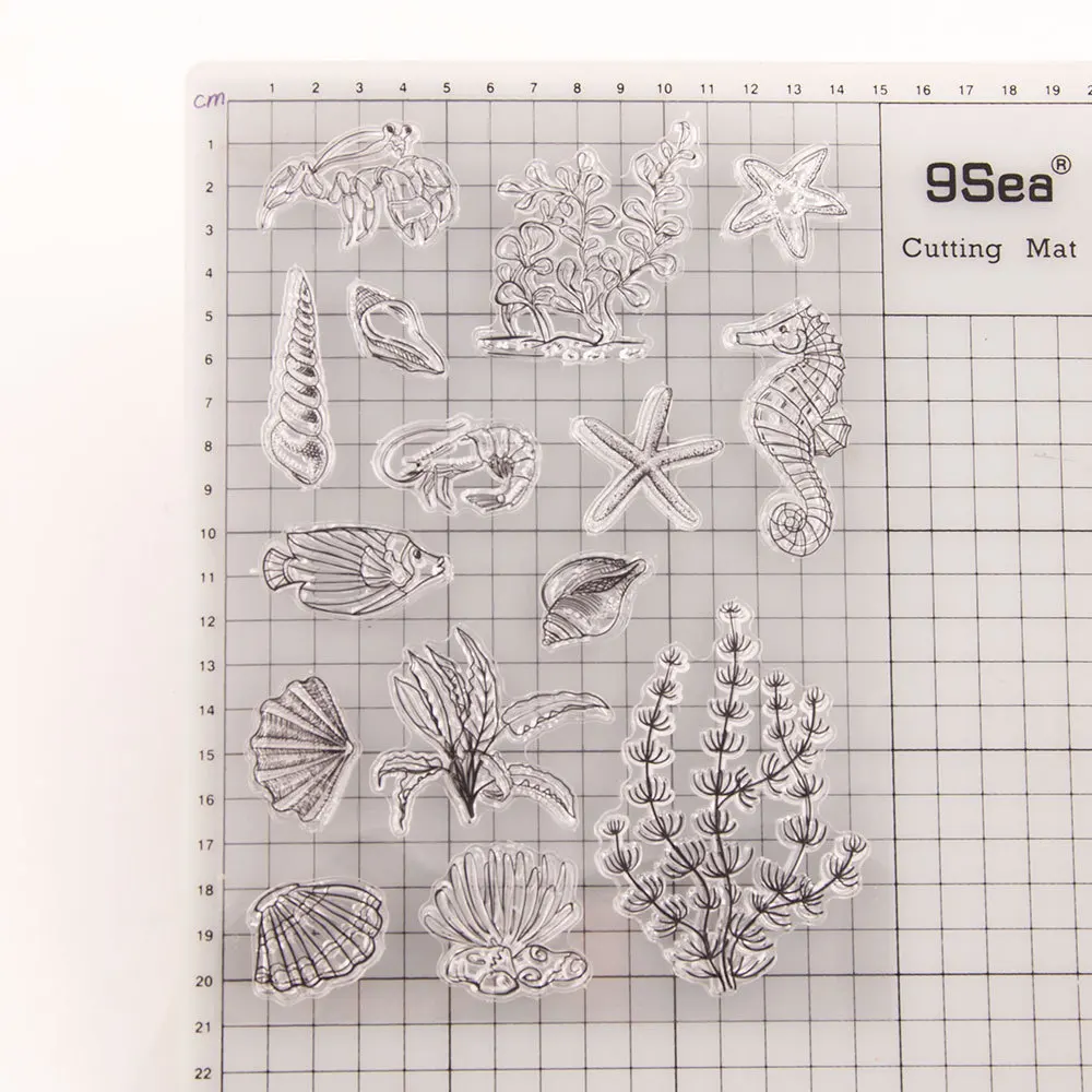 Набор штампов и морской лошади ракушки металлические штампы для вырезания