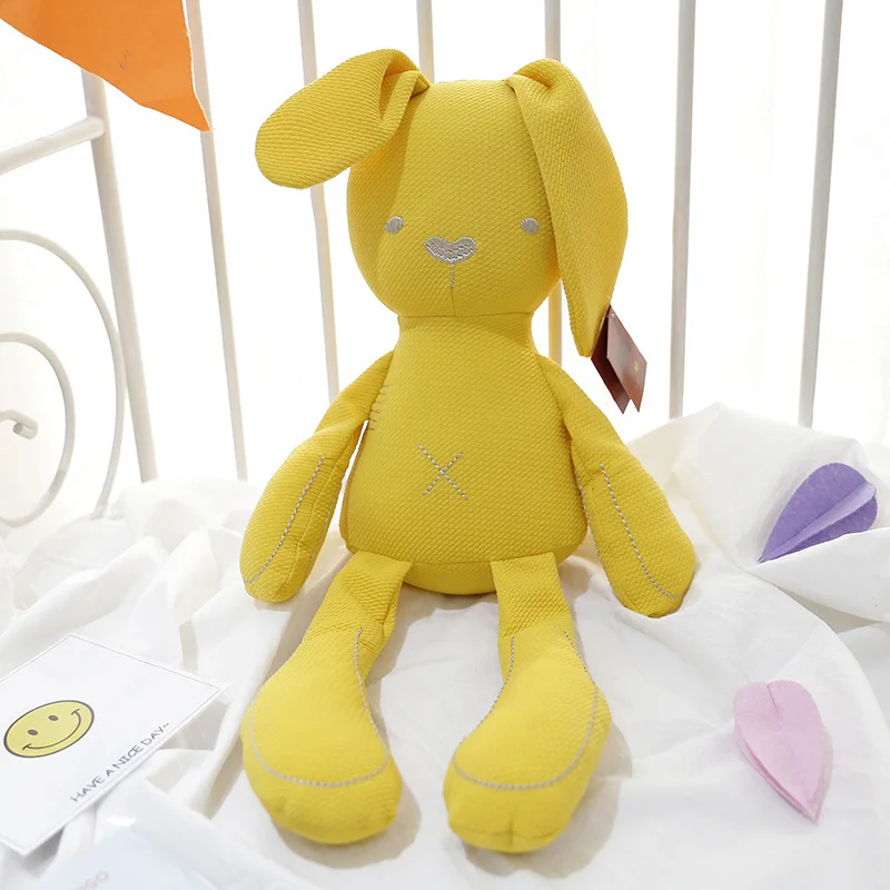 

50CM Rabbit Plush Soft Toys Cute Animal Bunny Stuffed Baby Infants Appease Playmate Doll Kids Birthday Gifts Children Present