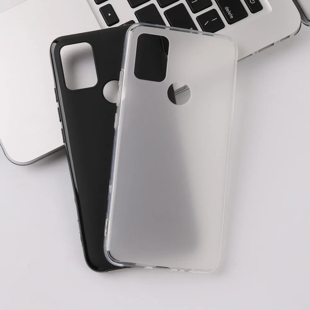 Для Umidigi Power 3 Pro Чехол для телефона Однотонный черный мягкий силиконовый защитный