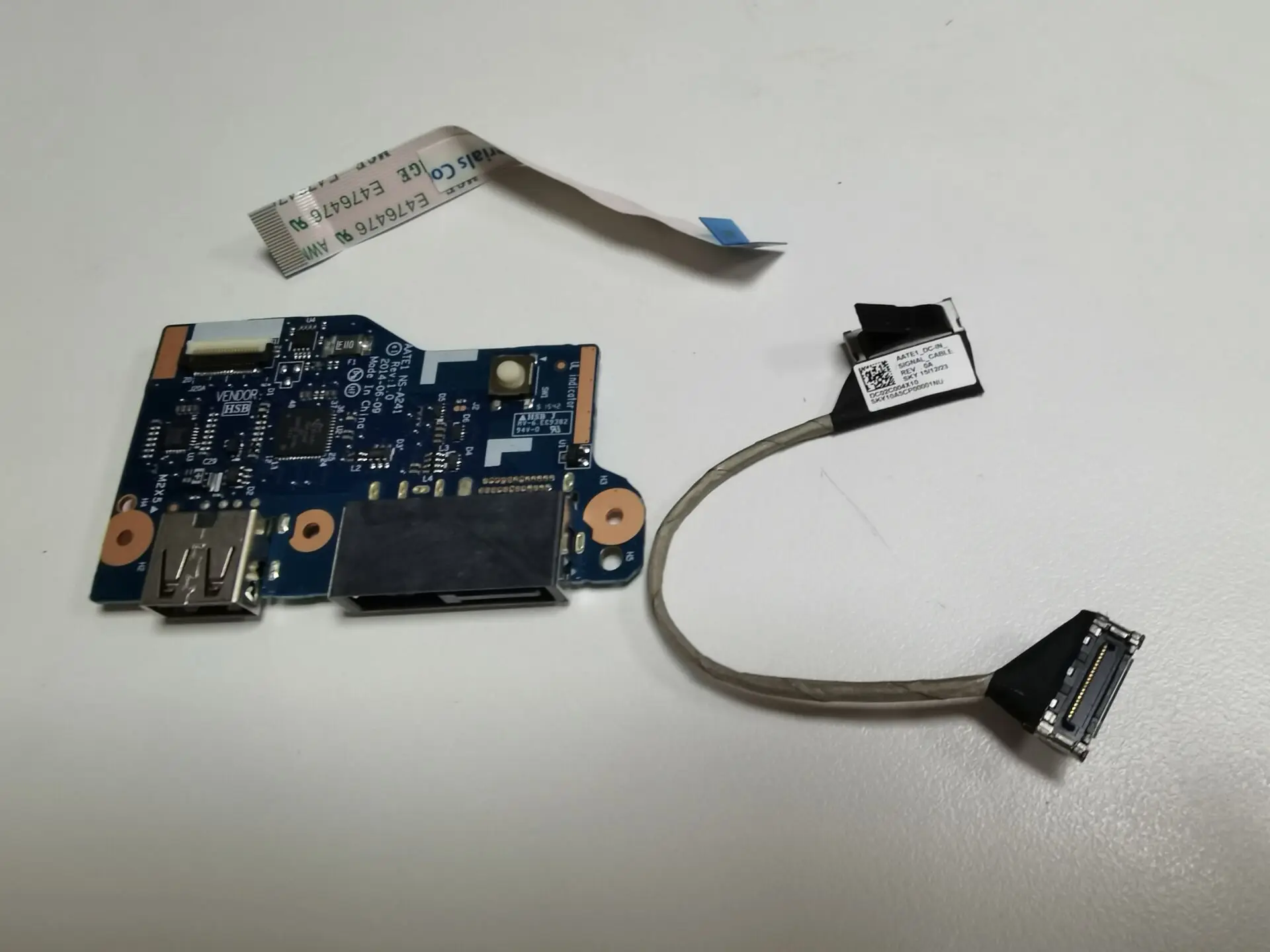 Для LenovoThinkpad E555 плата кнопки питания USB переключатель с кабелем