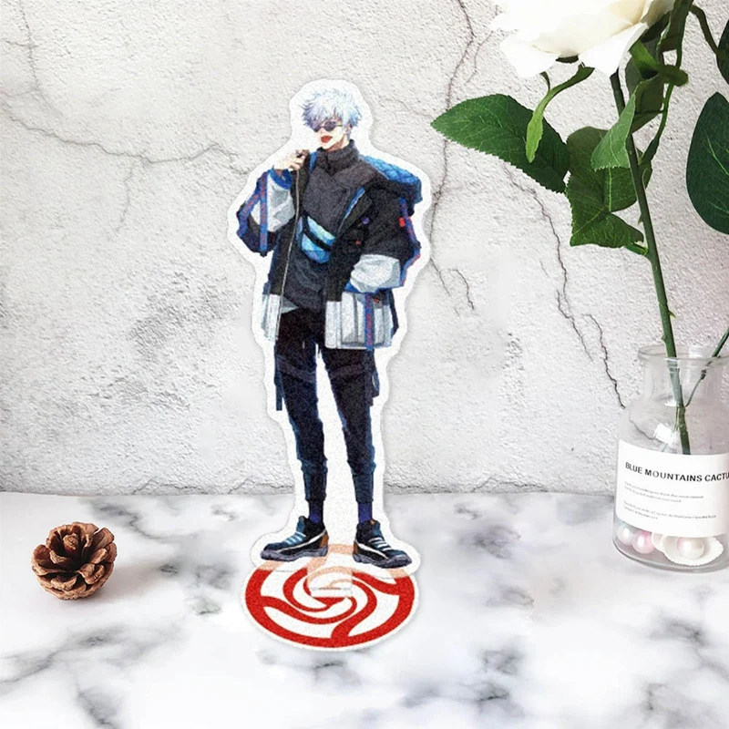 

Japan Anime Manga Jujutsu Kaisen Harajuku Yuji Itadori Acrylic Figure Stand Model Plate Desk Decor Cosplay Xmas Keychain