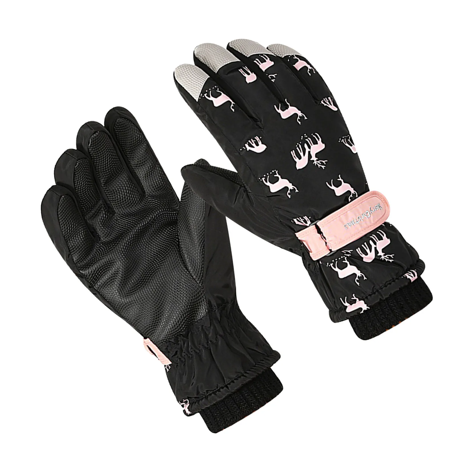 

Outdoor MTB Gloves Keep Warm Waterproof Ski Warm Gloves Windproof Bicycle Riding Mittens For Men Women